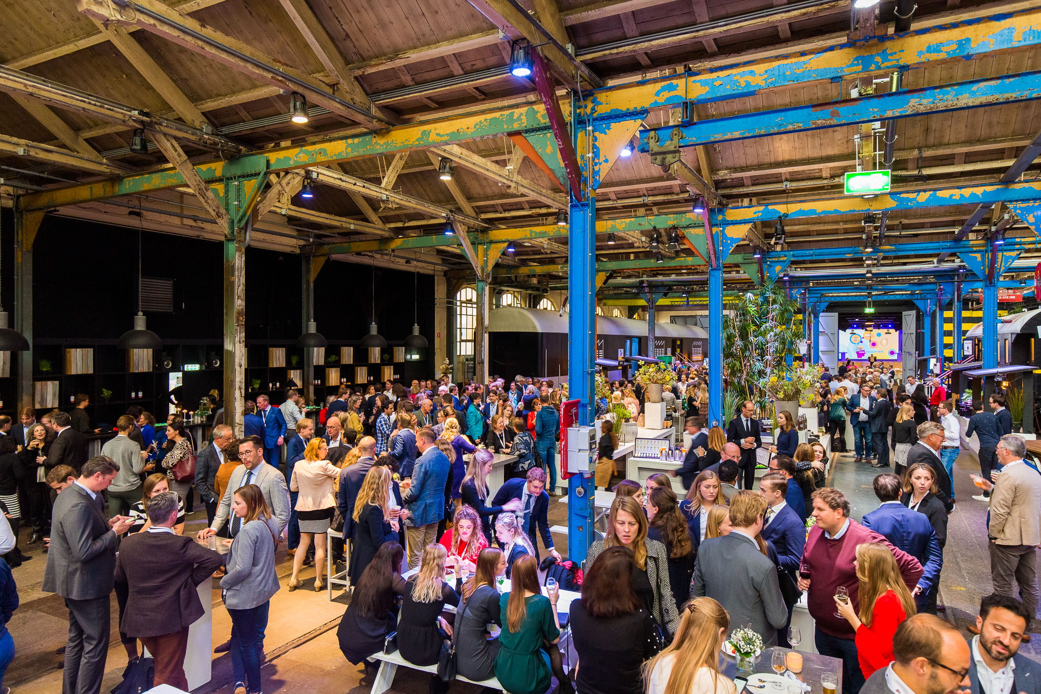 Congres in de rijtuigenloods