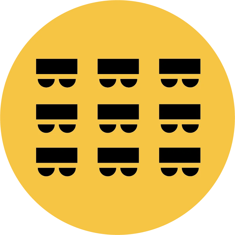 Illustratie van schoolopstelling bij De Rijtuigenloods