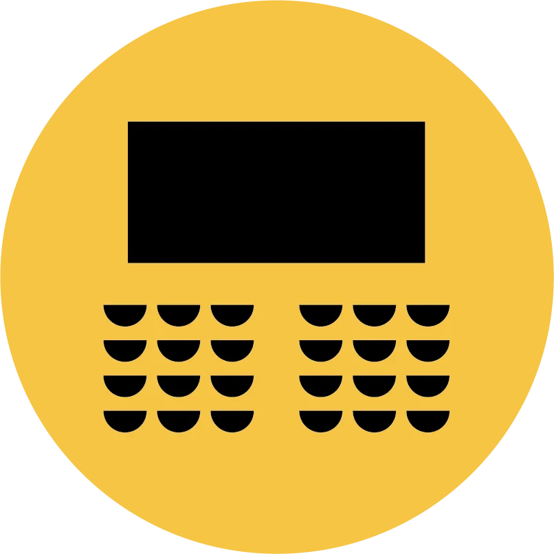 Illustratie van een theateropstelling bij De Rijtuigenloods